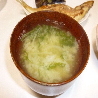 momotarou1234さん、昨日は承認ありがとう♪今夜は早速、冷凍水菜と新玉ねぎを使いお味噌汁をつりました*^^*青物の味噌汁を簡単に作れて嬉しいです♪